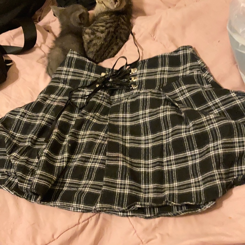 SHEIN plaid skirt